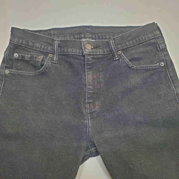 Levis Strauss 510 Black Jeans Mens 30x30 (30x26.5 Actual) SKINNY Denim Stretch - Picture 3 of 16
